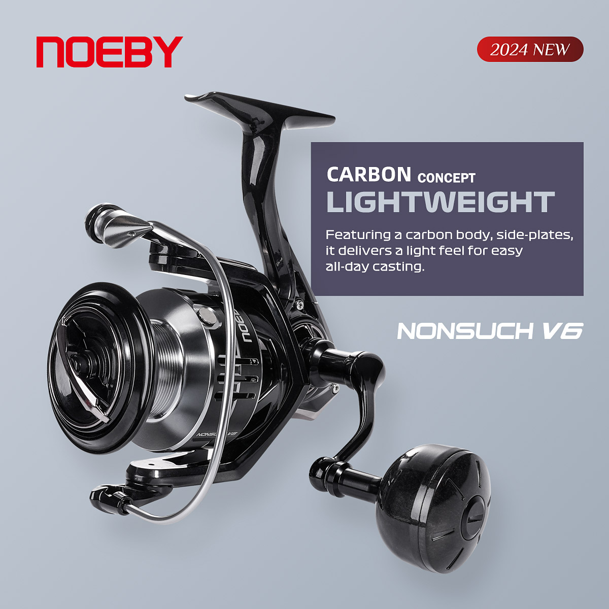 Surf Reel - Noeby Carbon Spinning Fishing Reel 2500