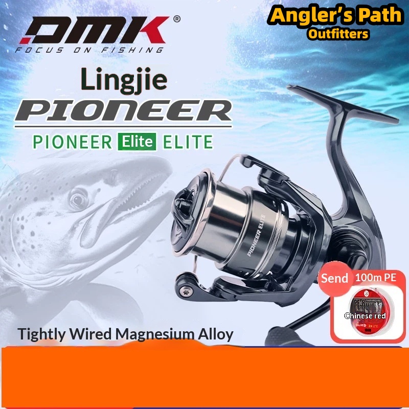 Trolling Reel - DMK Pioneer Elite Spinning Reel Long