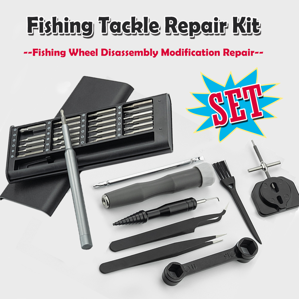 Reel Repair Kit - Fishing Tackle Repair Tool Kit Complete