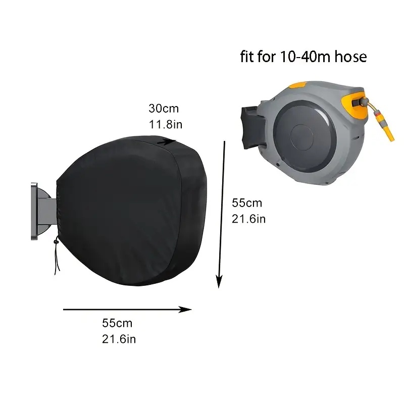 Square Garden Retractable Hose - Reel Cover ulasan dan harga