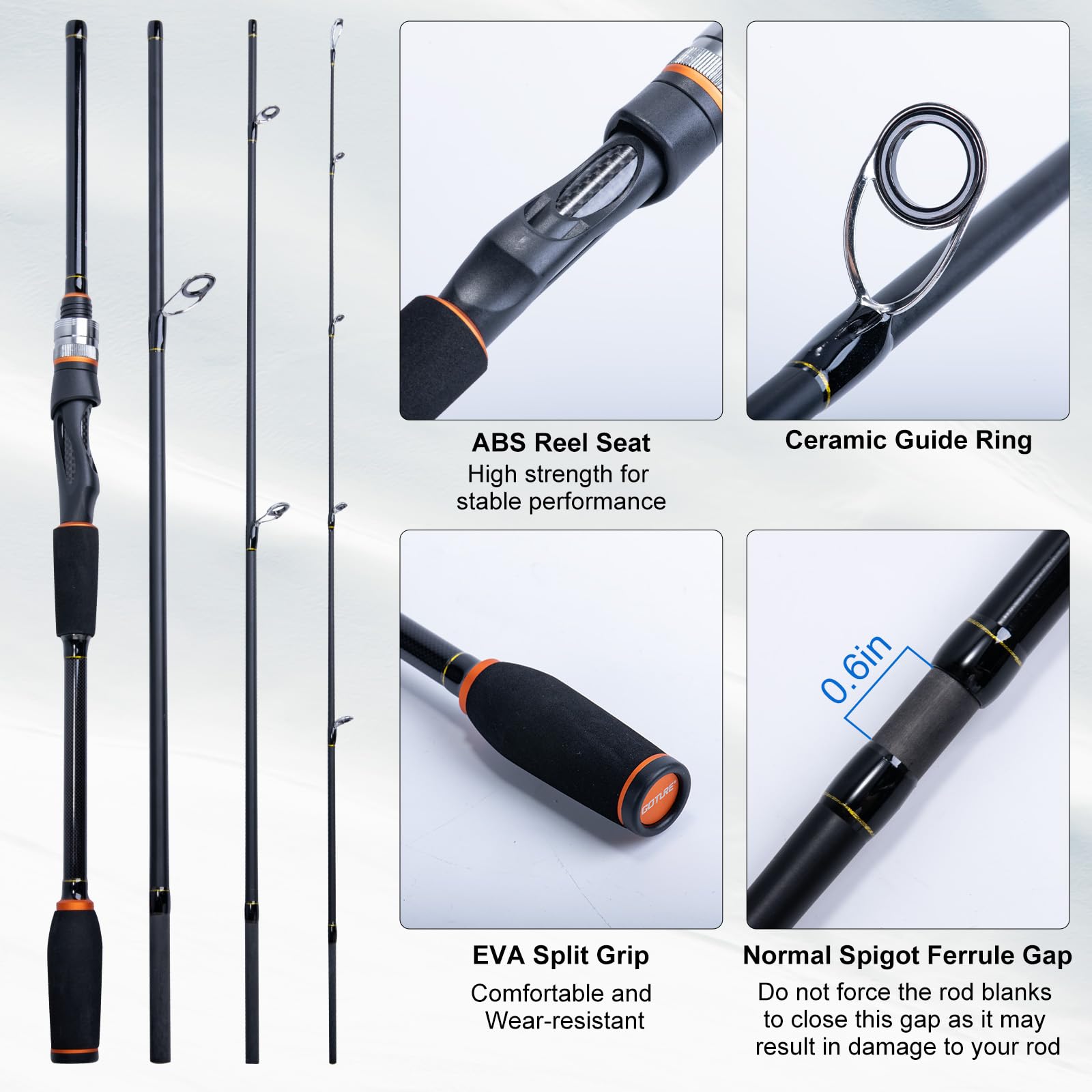 Goture Portable Spinning Fishi - Reel Bag ulasan dan harga