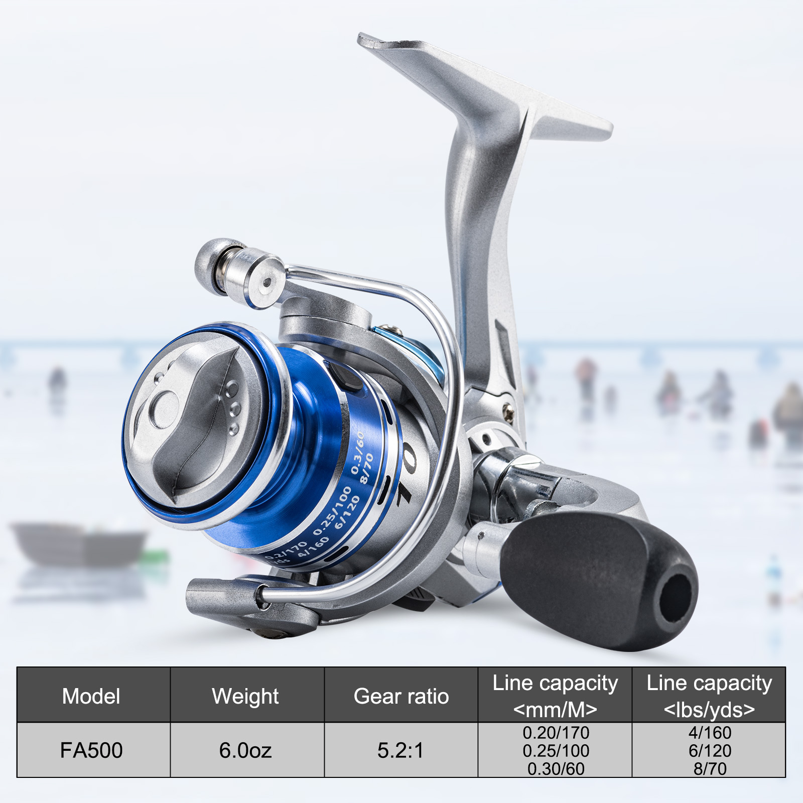 Goture New Ice Fishing Reels W - Ice Fishing Reel ulasan dan harga