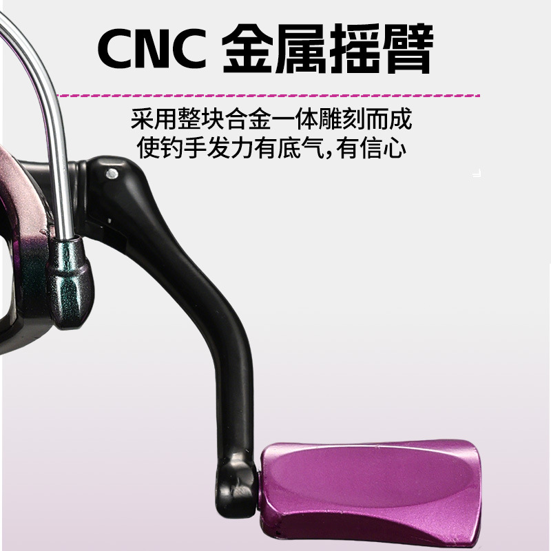 Colorful Purple Spinning Fishi - Ice Fishing Reel ulasan dan harga