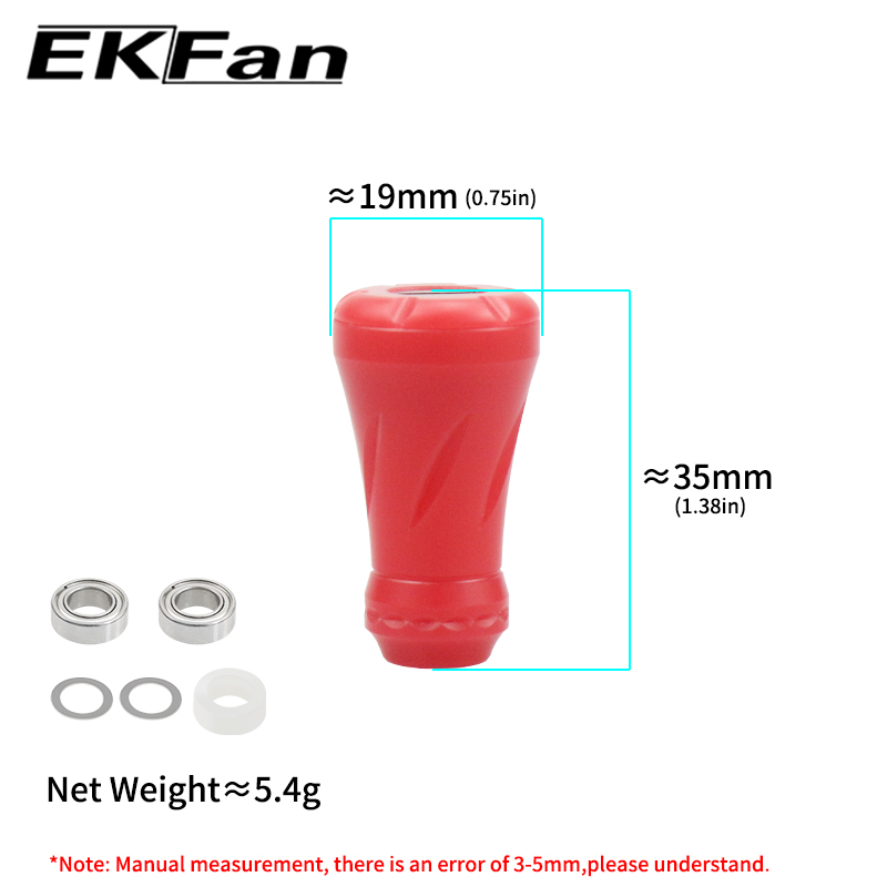 EKFan Reel Knob Ultralight POM - Spinning Reel ulasan dan harga