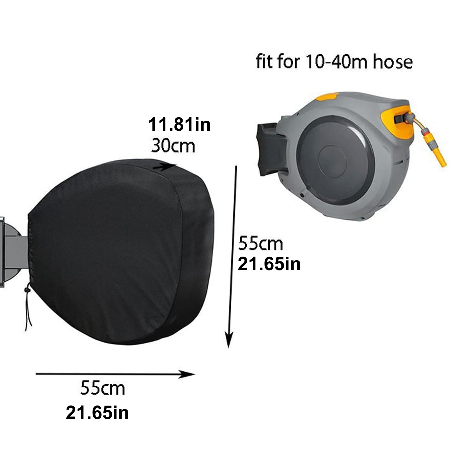 Garden Wall Mounted Hose Stora - Reel Cover ulasan dan harga