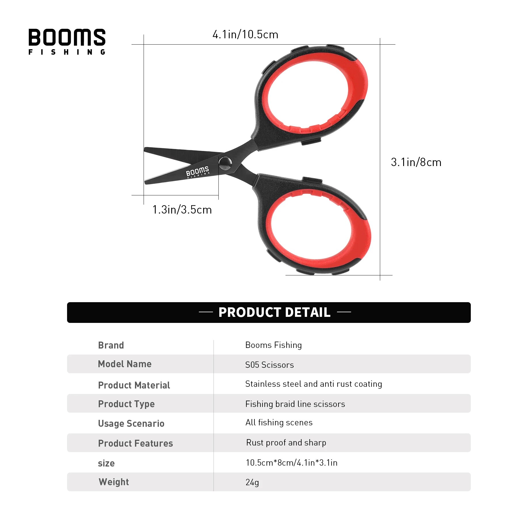 Booms Fishing S05 Braid Wire S - Baitcasting Reel ulasan dan harga