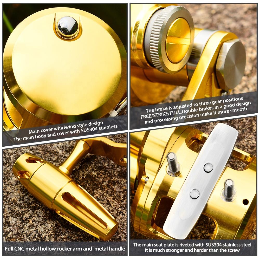 PRO BEROS Trolling Reel 5.7:1  - Reel Handle ulasan dan harga