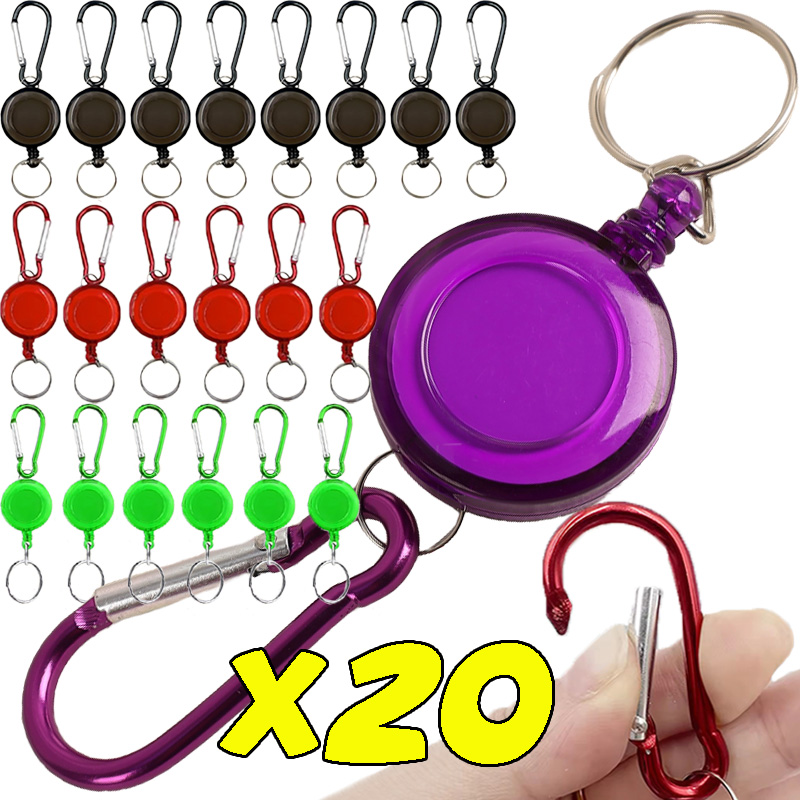 1/20pcs Retractable Steel Cord - Conventional Reel ulasan dan harga
