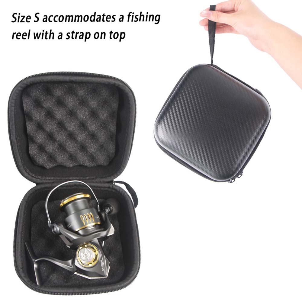 JSFUN Fishing Reel Case S/M/L  - Spincast Reel ulasan dan harga