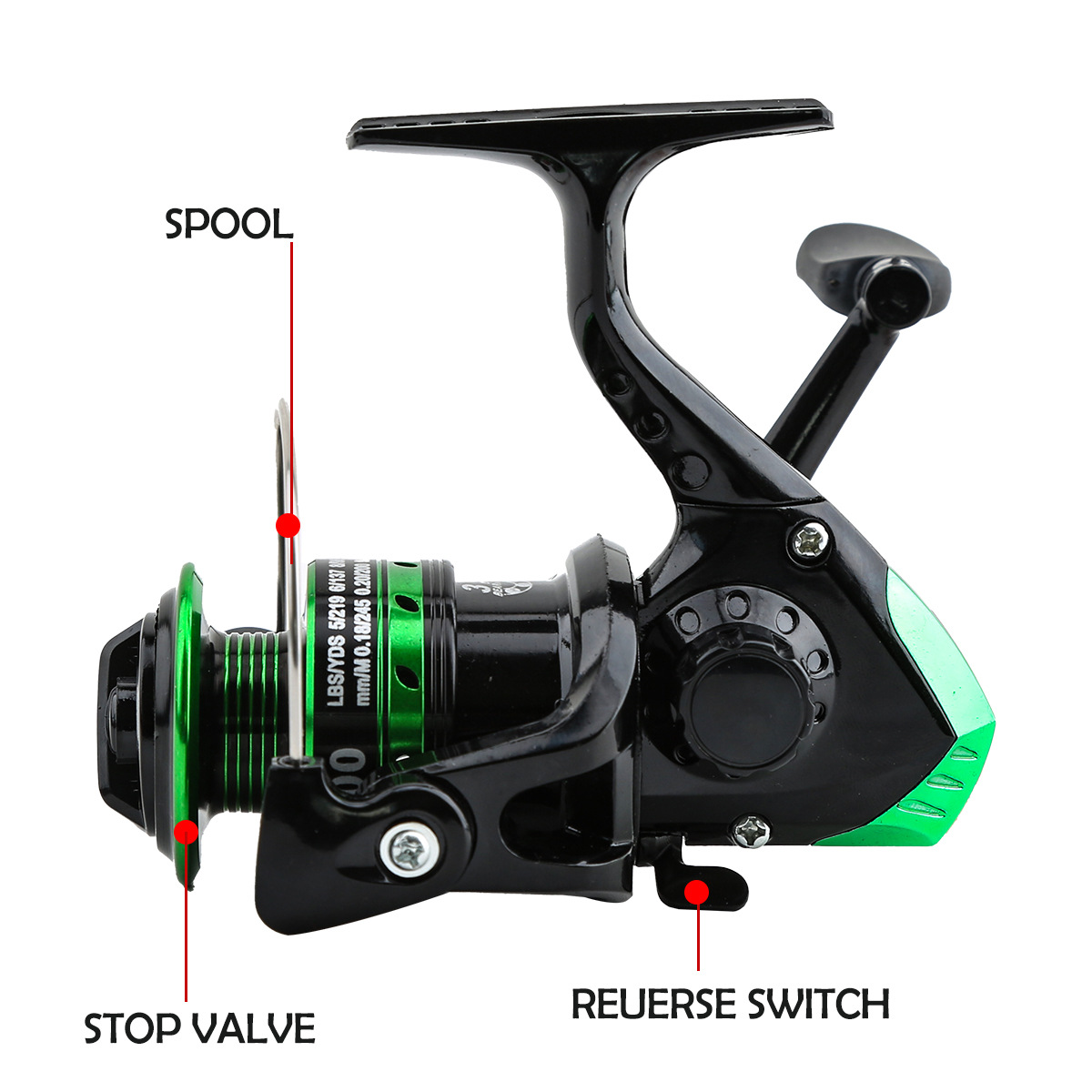 Metal Spinning Reel 5.2:1 Gear - Surf Reel ulasan dan harga
