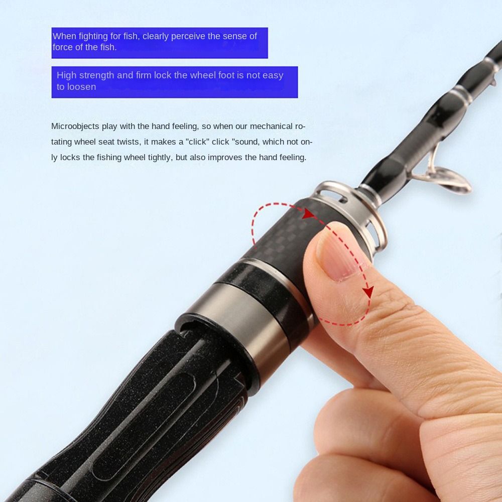 Telescopic Fishing Rod Full Ki - Spincast Reel ulasan dan harga