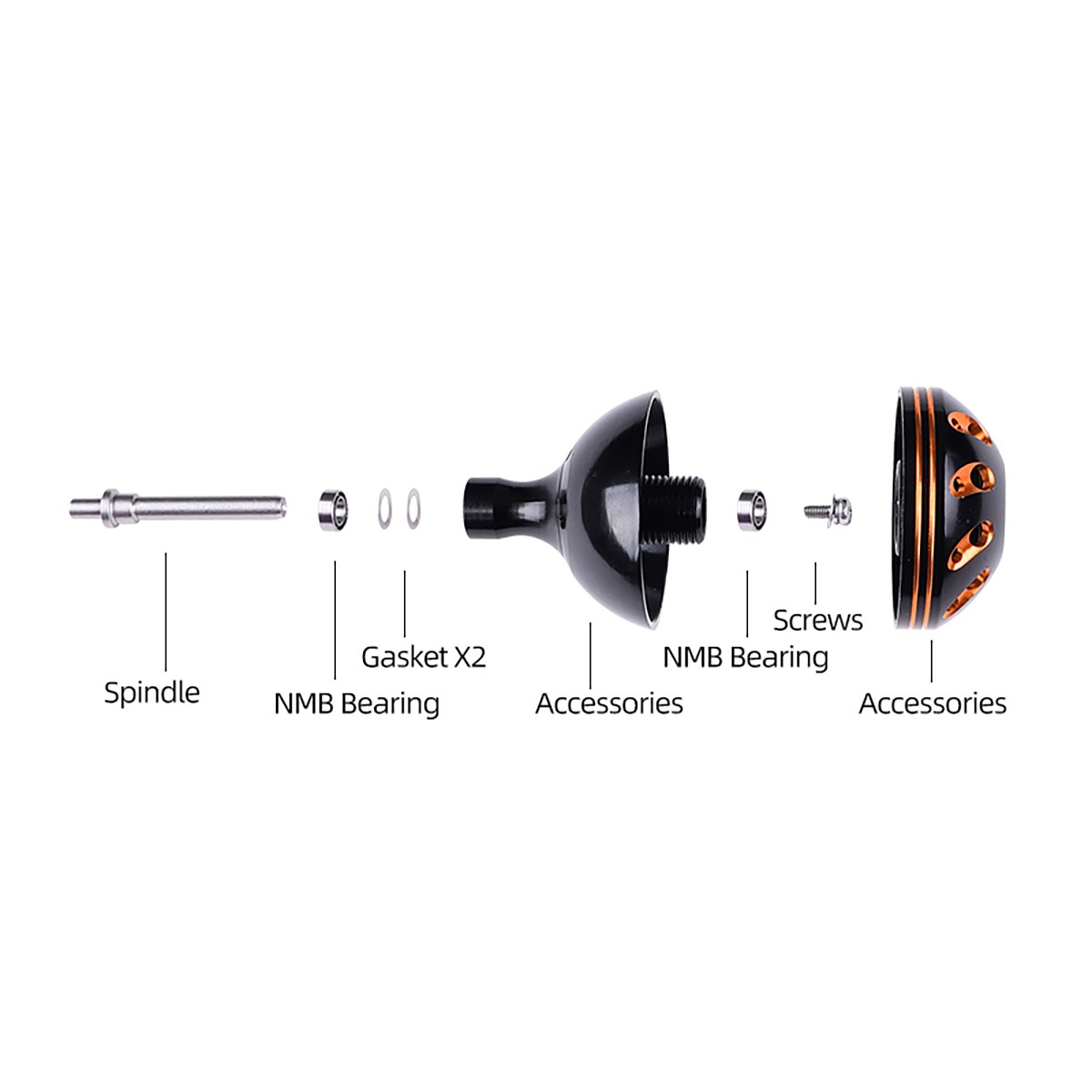ROLLFISH 1PC Fishing Reel Hand - Fly Reel ulasan dan harga