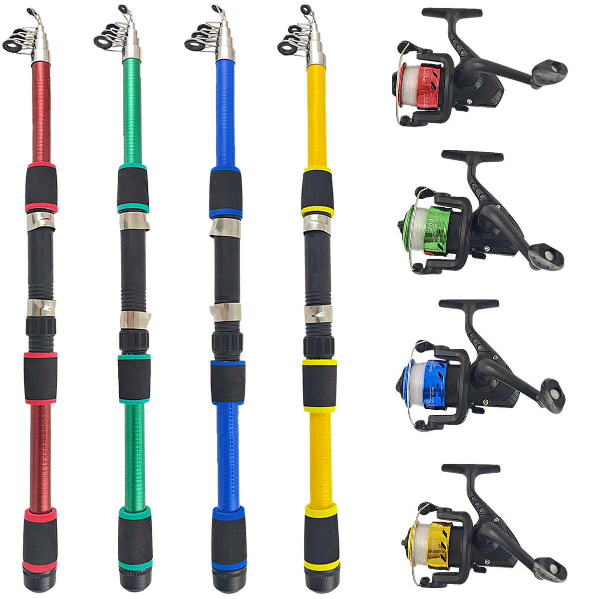 Mini Telescopic Sea Fishing Ro - Reel Bag ulasan dan harga