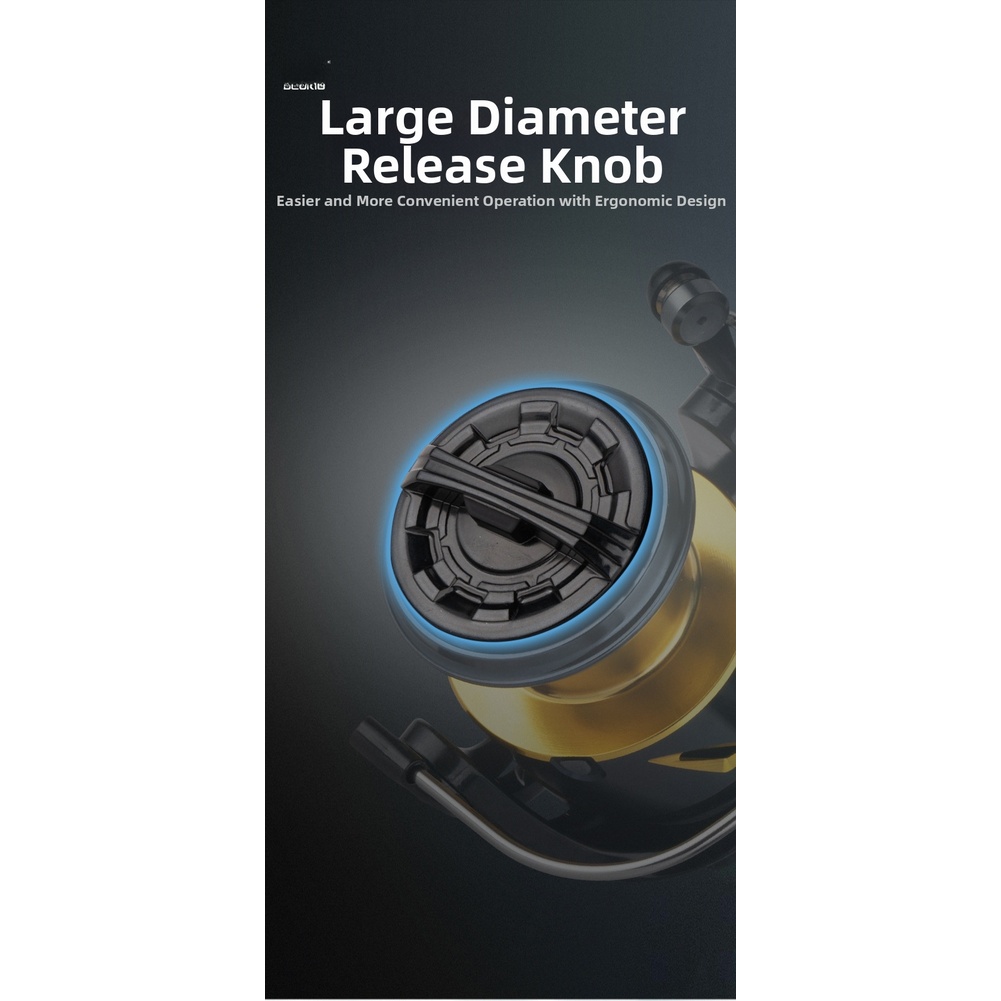 Metal Spool Fishing Reel with  - Reel Drag Knob ulasan dan harga