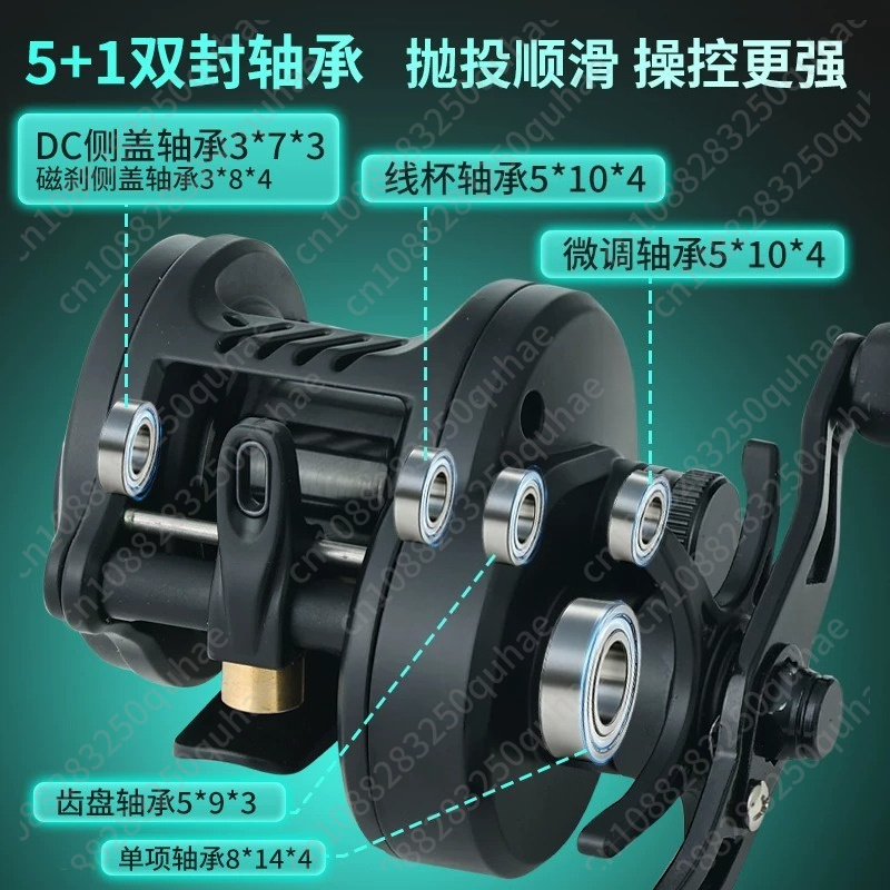 Micro Lure DC Reel, Dual-Use D - Baitcasting Reel ulasan dan harga