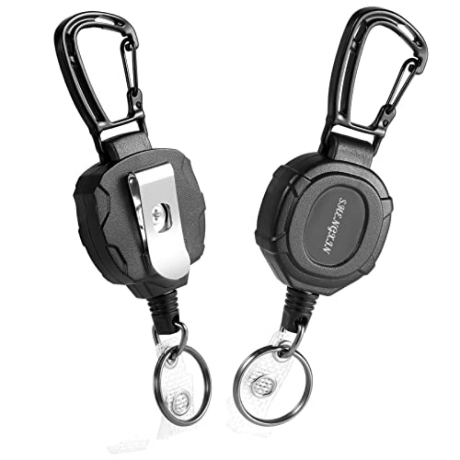 2 Pack Retractable Keychain He - Conventional Reel ulasan dan harga