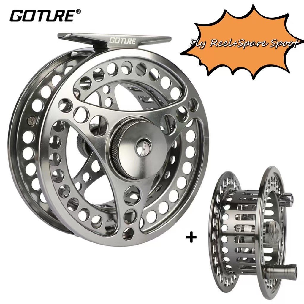 Goture Fly Fishing Reel Large  - Reel Spare Spool ulasan dan harga