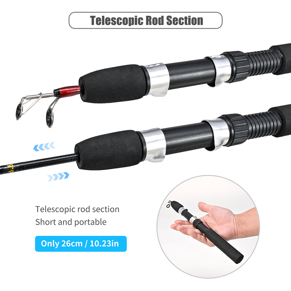 1 Set Fishing Rod With Fishing - Ice Fishing Reel ulasan dan harga