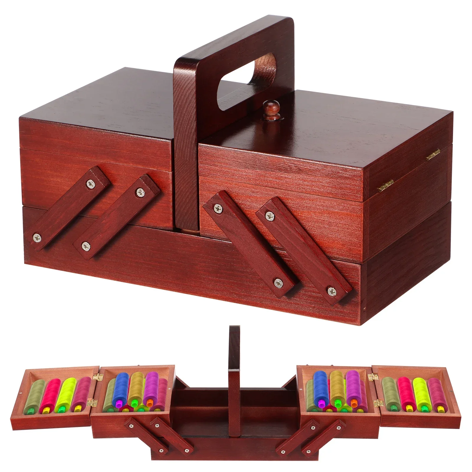 Expandable Sewing Thread Box W - Reel Case ulasan dan harga