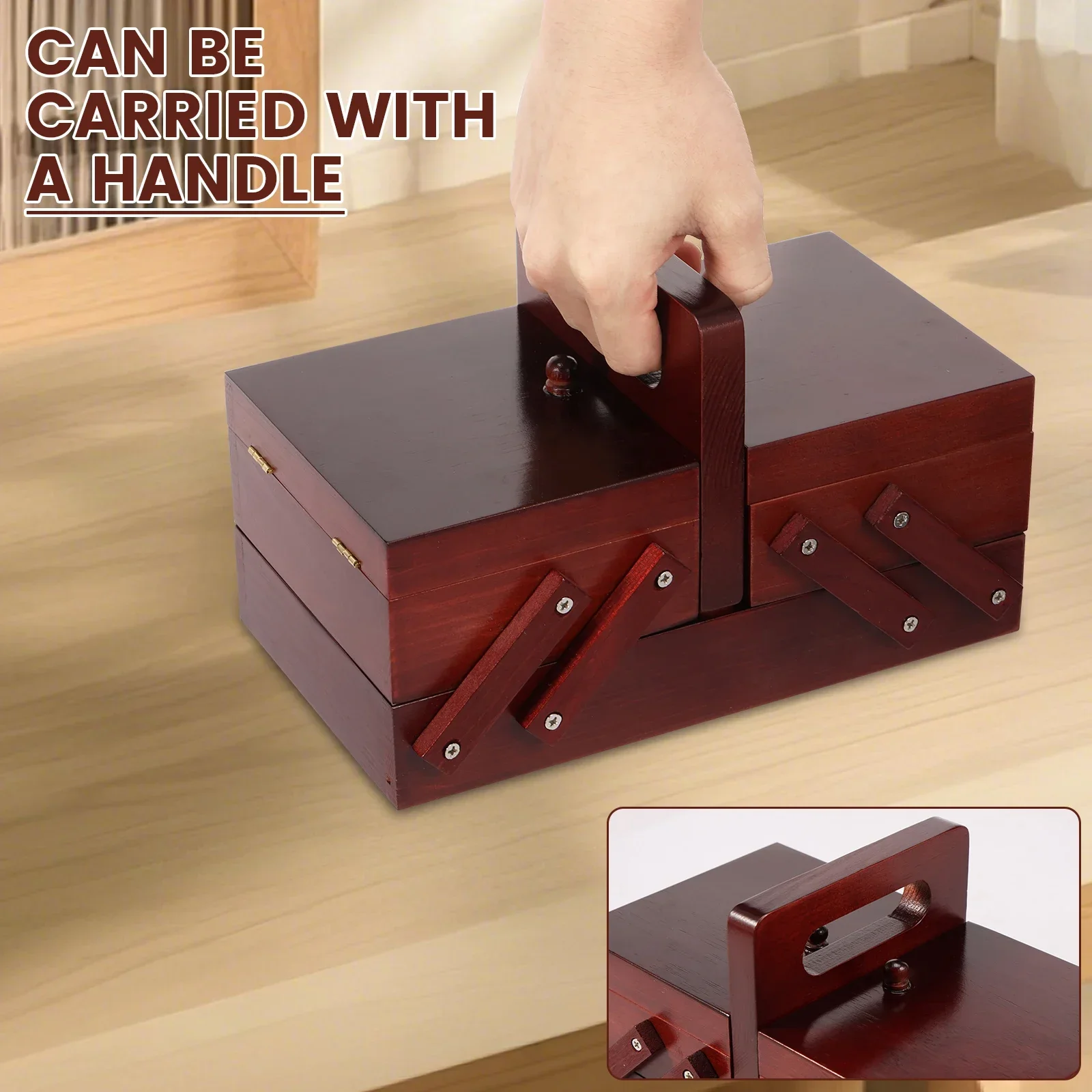 Expandable Sewing Thread Box W - Reel Case ulasan dan harga