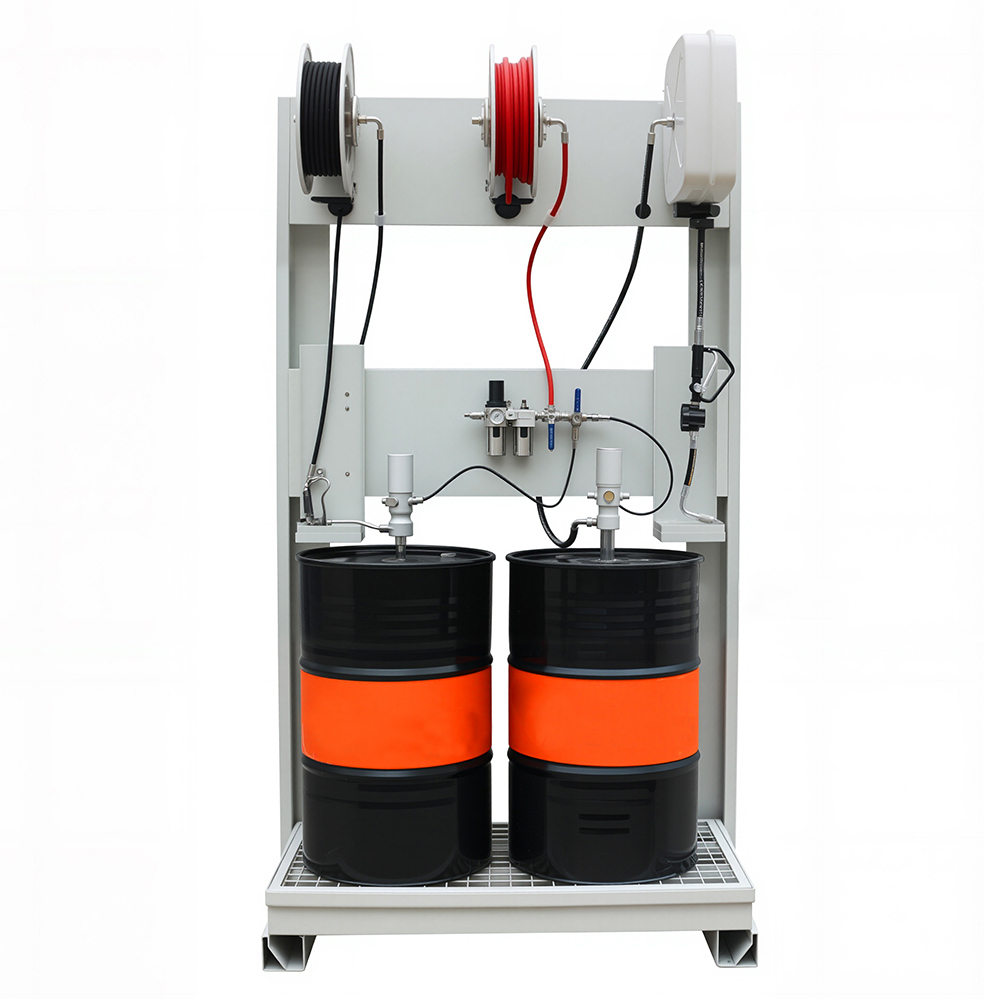 Automatic Pneumatic Lube Drum  - Reel Oil ulasan dan harga