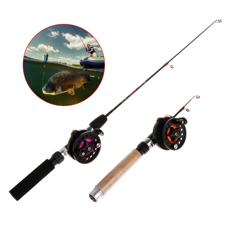YD61 1 Set Fishing Rod With Fi - Ice Fishing Reel ulasan dan harga