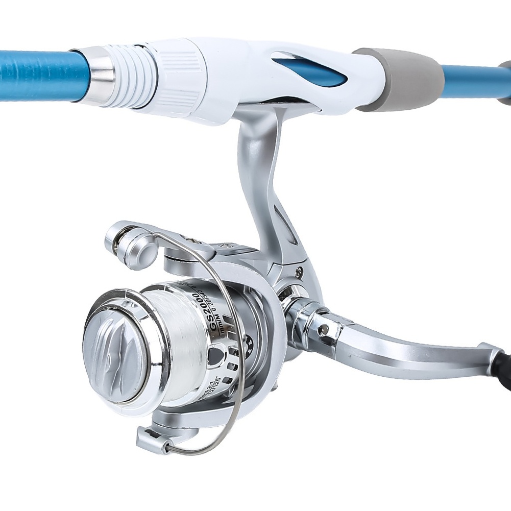 Blue White 1.8M Fishing Rod Re - Reel Bag ulasan dan harga