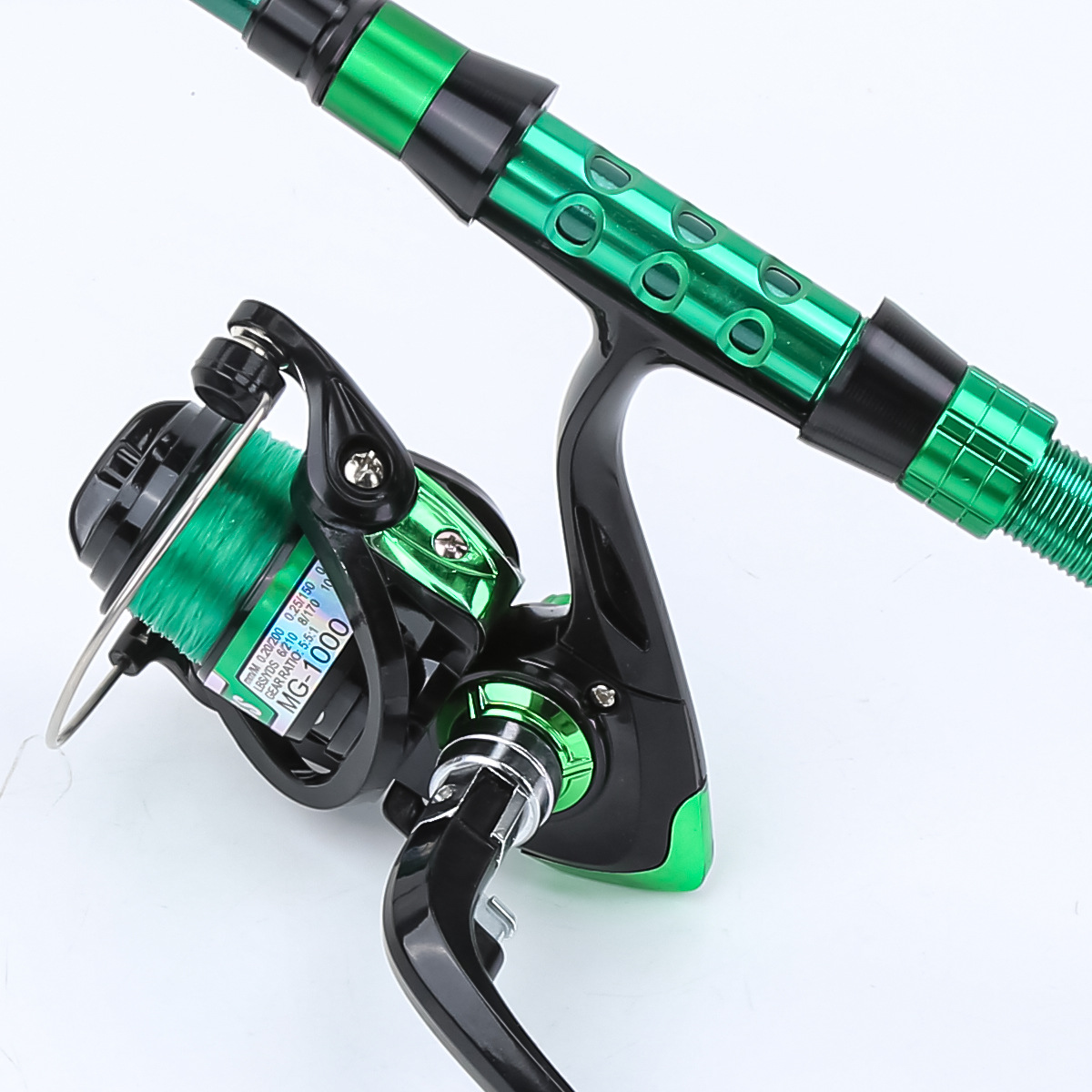 1.8 Meters Green Carbon Fiber  - Conventional Reel ulasan dan harga