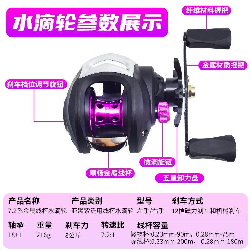 7 2 1 Gear Ratio Baitcasting R - Ice Fishing Reel ulasan dan harga