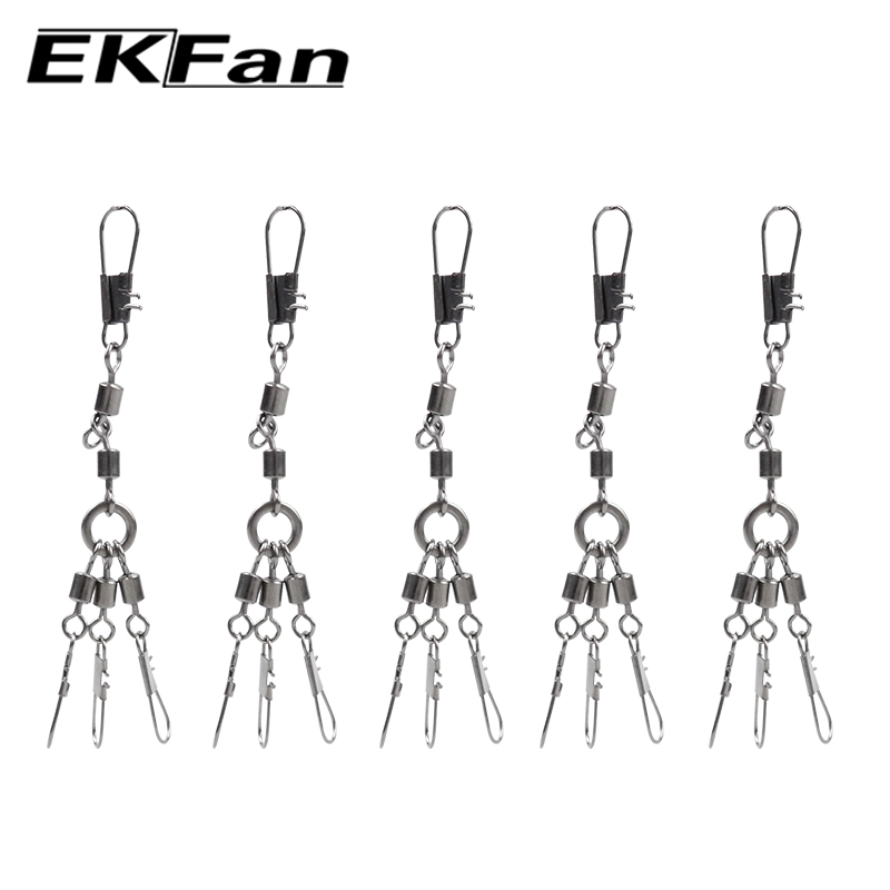 EKFan 5pcs Eight-shaped Ring C - Conventional Reel ulasan dan harga