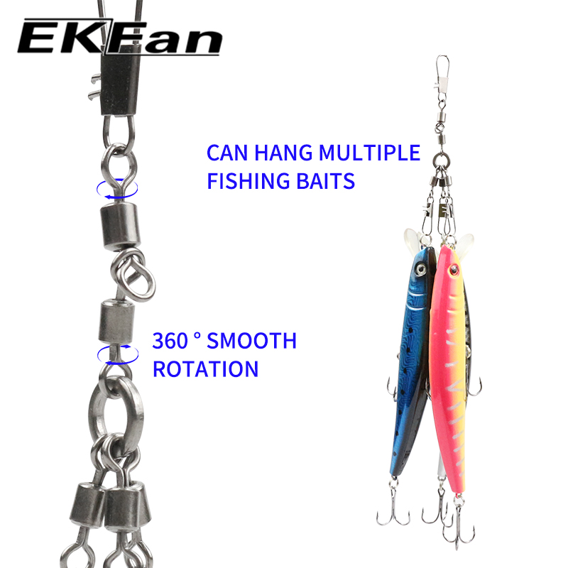 EKFan 5pcs Eight-shaped Ring C - Conventional Reel ulasan dan harga