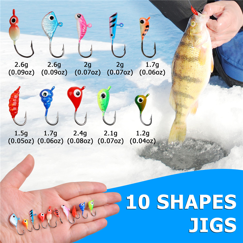 Mini ice fishing rod Combo wit - Ice Fishing Reel ulasan dan harga